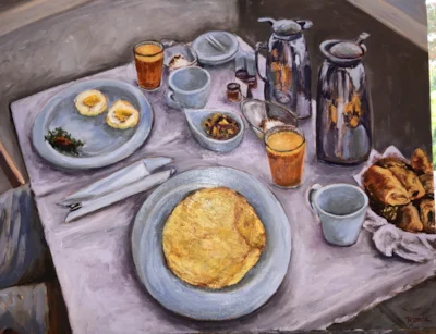 Breakfast with Caldera view