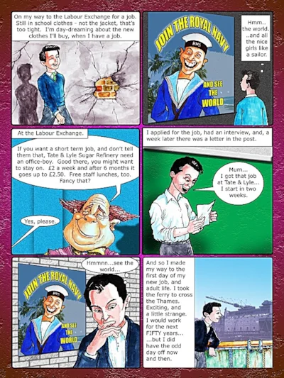 Page 22-Growing up Project- mixed media.