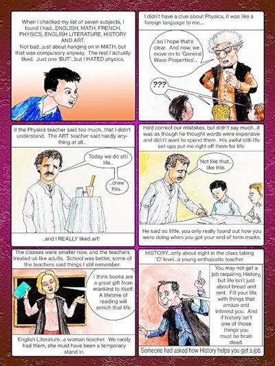 Page 17-Growing Up Project-mixed media.