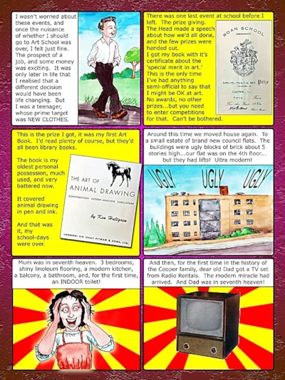 Page 21 - Growing Up Project - mixed media.