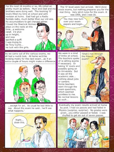 Page 18-Growing up project-mixed media.