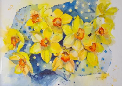 Anjana Cawdell - Daffodils & Polka Dots