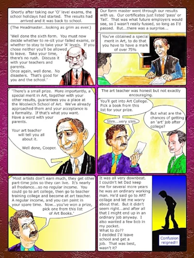 Page 19-Growing Up Project-mixed media.