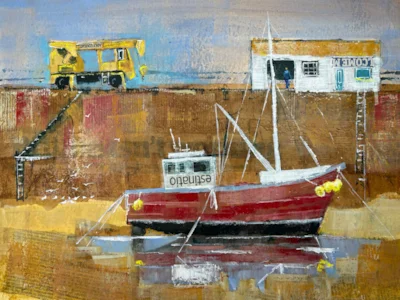 Feasting seagulls medium