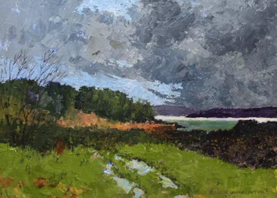 Flooded track  -  Mull