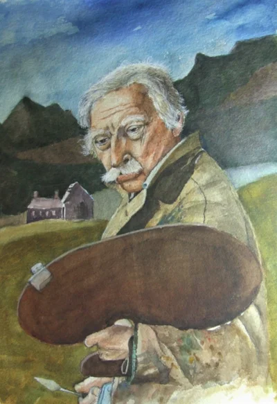 Kyffin in his landscape