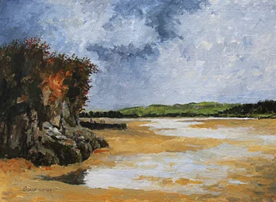 Low water Crinnan Ferry