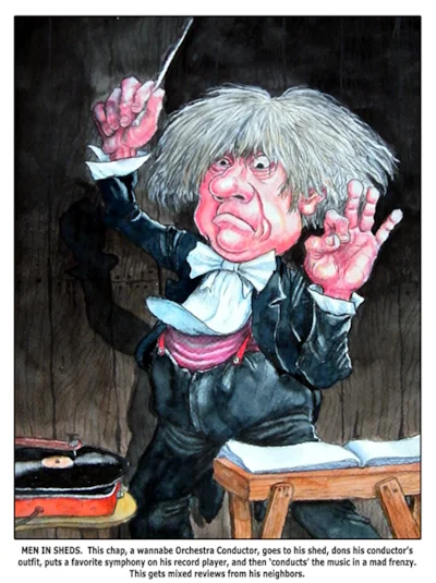 Men in sheds - Conductor