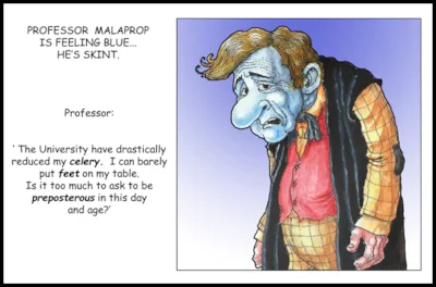 Prof Malaprop skint-sm