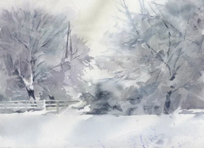 St MarysChurch in the snow