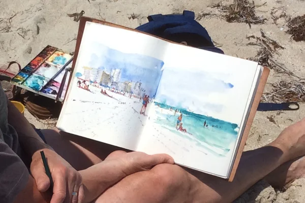 Watercolour sketchbook